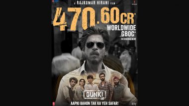 Dunki Box Office Collection: Shah Rukh Khan-Starrer Grosses Rs 470.60 Crore Worldwide By Its Fifth Weekend!