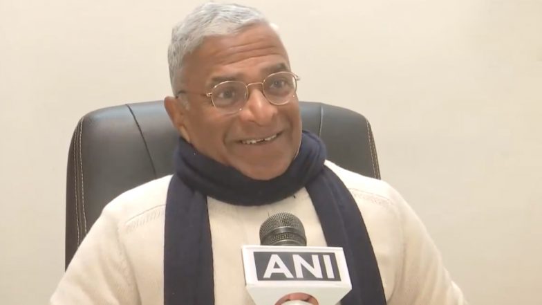 Republic Day 2024: Rajya Sabha Deputy Chairman Harivansh Unfurls National Flag at His Residence in Delhi