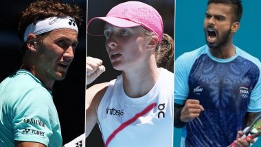 Australian Open 2024 Day 3 Highlights Daily Round-up and Match Results: India's Sumit Nagal Creates History, Former AO Winner Angelique Kerber Out in First Round