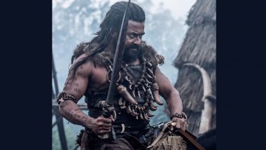 Kanguva: Suriya Sivakumar Wraps Up Shooting for Film, Unveils Warrior Avatar in New Still (View Pic)