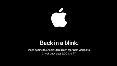 Apple Online Store Closed: Apple Takes Down Its Online Store in US Ahead of Vision Pro Pre-Orders; Know More Details