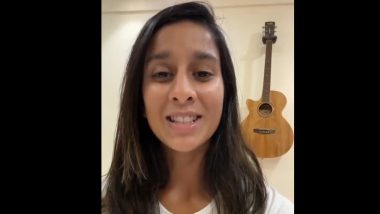 Cricketer Jemimah Rodrigues Shows Her Support for Indian Football Team Ahead of AFC Asian Cup 2023 (Watch Video)