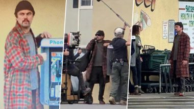 LEAKED! Leonardo DiCaprio Spotted Shooting For His Paul Thomas Anderson Film; Actor's Hippie Look Revealed! (View Pics and Video)