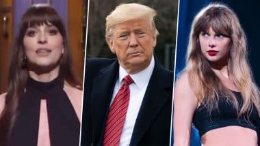 Dakota Johnson TEASES Former US President Donald Trump During SNL, Calls Taylor Swift ‘Most Powerful Person in America’