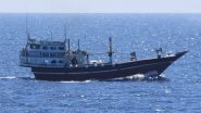 Indian Navy Foils Piracy Bid: Warship INS Sumitra Ensures Safe Release of Hijacked Iranian-Flagged Fishing Vessel Iman From Somali Pirates