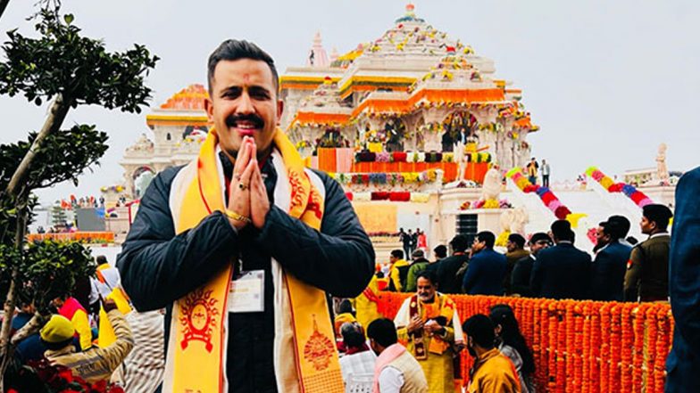 Ram Temple Consecration: Amid Congress Invitation Denial, Shimla MLA Vikramaditya Singh Participates in Ayodhya Ram Mandir Pran Pratishtha