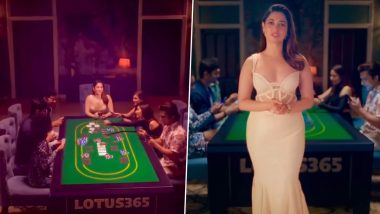 Tamannaah Bhatia Grabs Attention For Endorsing a Banned Gambling Website Lotus365, Actress’ Ad Video Goes Viral - WATCH