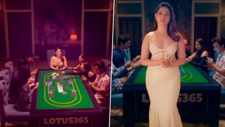 Tamannaah Bhatia Grabs Attention For Endorsing a Banned Gambling Website Lotus365, Actress’ Ad Video Goes Viral - WATCH