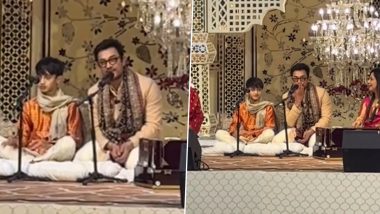 Ira Khan-Nupur Shikhare Wedding: Aamir Khan Sings Iconic Bidai Song ‘Babul Ki Duayen Leti Ja’ for His Dear Daughter (Watch Video)