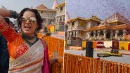 Kangana Ranaut Joyfully Shouts &lsquo;Jai Shree Ram&rsquo; at Pran Pratishtha Ceremony in Ayodhya (Watch Video)