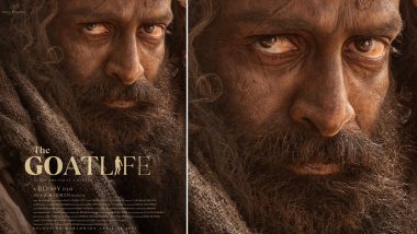 The Goat Life: Prabhas Unveils First Look Poster of Prithviraj Sukumaran’s Film (View Pic)