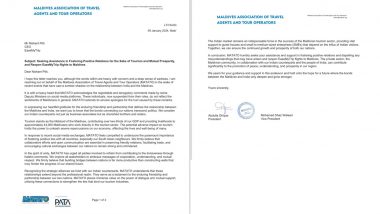 Maldives Association of Travel Agents and Tour Operators Writes to EaseMyTrip CEO Nishant Pitti to Re-open Flight Bookings to Maldives