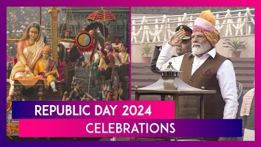 Republic Day 2024: PM Modi Pays Homage To Soldiers At National War Memorial, Welcomes French President Emmanuel Macron For Celebrations At Kartavya Path