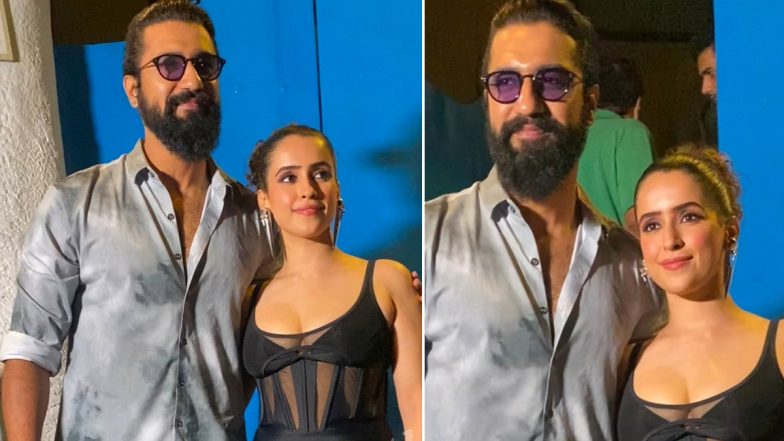 Sam Bahadur: Vicky Kaushal Poses With Meghna Gulzar, Sanya Malhotra at Film Success Party in Mumbai! (View Pics)