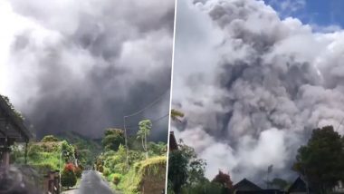 Mount Merapi Erupts in Indonesia, Unleashes Lava and Clouds of Hot Ash; No Casualties Reported (Watch Video)