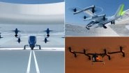 Hyundai Motor Group Unveils Its New Electric Air Taxi eVTOL Prototype &lsquo;S-A2&rsquo; at CES 2024, Announces To Enter Global Flying Taxi Market by 2028