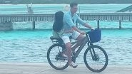 Akshay Kumar Enjoys Maldives Vacation With Wife Twinkle Khanna, Goes On Cycling With Daughter Nitara (View Pic)