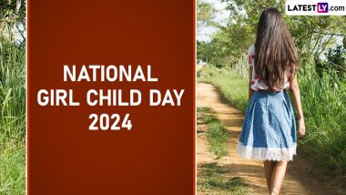 National Girl Child Day 2024 Images & HD Wallpapers for Free Download Online: WhatsApp Messages and Greetings To Share on the Day Celebrating Girls and Girlhood