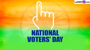 When Is National Voters' Day 2024? Know Date, History and Significance of the Important Day That Celebrates Democracy in India
