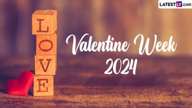 Valentine Week 2024 Date Sheet: Check Full List of Love Week Till Valentine's Day, Know About the Seven Days of Embracing and Celebrating Love