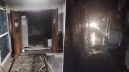 Delhi Fire: Major Blaze Erupts at AIIMS Director's Office, Seven Fire Tenders on Scene (Watch Video)