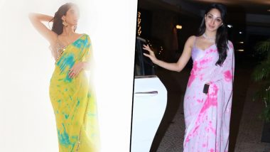 Fashion Faceoff: Kiara Advani or Shanaya Kapoor, Whose Tie & Dye Saree Did You Like?