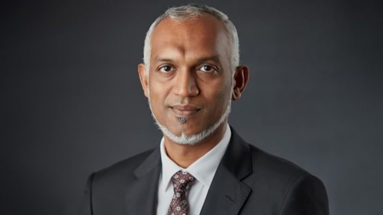 India-Maldives Diplomatic Row: Maldivian President Mohamed Muizzu Urges China to Send More Tourists After Backlash from Indians