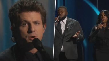 75th Primetime Emmy Awards: Charlie Puth, The War and Treaty Perform ‘Friends’ Theme Song During 'In Memoriam' Segment As Tribute to Matthew Perry (Watch Video)