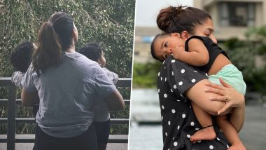 Nayanthara Spends Sunday With Sons Uyir and Ulagam, Shares Her Moment of ‘Peace’ on Instagram! (View Pics)