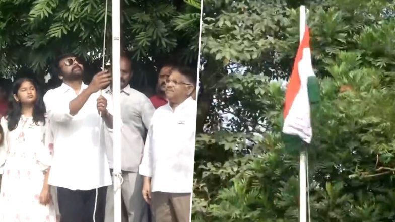 Republic Day 2024: Chiranjeevi Hoists Tricolour at His Blood Bank in Hyderabad, Says ‘Our Freedom Is Due to Many Sacrifices’ (View Pics)