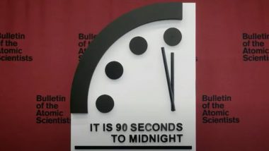 Doomsday Clock Remains at 90 Seconds to Midnight; Humanity Is As Close to Destroying Itself as It Has Ever Been, Say Experts