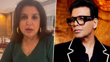 Karan Johar’s Friend Farah Khan Playfully Insults the Filmmaker, Says ‘ I Got Fed Up With You Nagging Me’ (Watch Video)