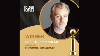 Golden Globes 2024: Christopher Nolan Secures Best Director Award for Oppenheimer