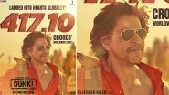Dunki Box Office Collection Day 14: Shah Rukh Khan, Taapsee Pannu&rsquo;s Film Grosses Rs 417.10 Crore Worldwide!