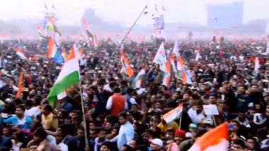 Bharat Jodo Nyay Yatra: Rahul Gandhi-Led Yatra Gets Rousing Welcome in Bihar (Watch Video)