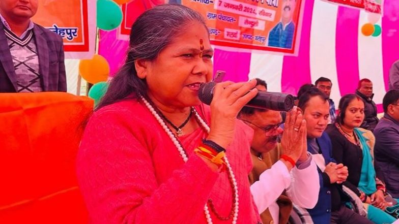 Sadhvi Niranjan Jyoti Kidnapping Attempt: Youth Arrested for Trying To Abduct Union Minister of State From Lucknow Airport