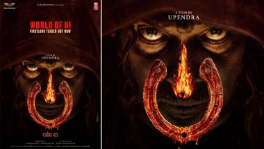 World of UI: Kiccha Sudeep Unveils Intriguing First Look of Upendra’s Upcoming Film (View Pic)