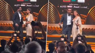 69th Filmfare Awards: Double Celebration! Alia Bhatt Wins the Best Actress Award for Rocky Aur Rani Kii Prem Kahaani and Ranbir Kapoor Secures the Best Actor Award for Animal