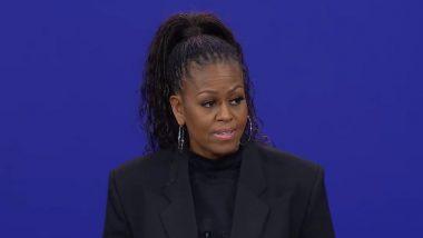 US Presidential Elections 2024: Former First Lady Michelle Obama Admits She Is 'Terrified' Over Potential Outcome of Poll Results