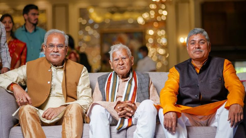 Nand Kumar Baghel Dies: Former Chhattisgarh CM Bhupesh Baghel's Father Passes Away at 89