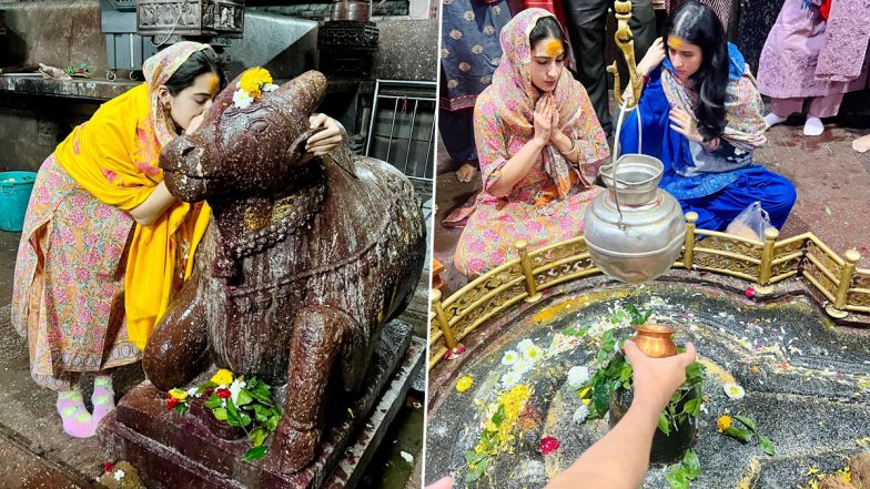 Sara Ali Khan Visits Grishneshwar Jyotirlinga Temple To Seek Lord Shiva's Blessing, Zara Hatke Zara Bachke Actress Shares Photos and Writes 'Jai Bholenath' (View Pics) - Vimarsana News