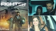 Fighter: Hrithik Roshan&rsquo;s Ex-Wife, Sussanne Khan, Along With Their Sons, Hrehaan and Hridhaan, Attend Film Screening (Watch Video)