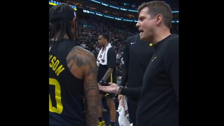 ‘Go Get a Rebound so I Can Sit Your A** Down’ Coach Will Hardy Makes Stern Remark at Jordan Clarkson During Utah Jazz vs Dallas Mavericks NBA 2023–24 Match, Video Goes Viral