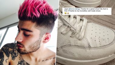 Zayn Malik Reveals His Foot Is ‘Fine’ After Car Incident at Kenzo Fashion Show in Paris (View Pic and Watch Video)