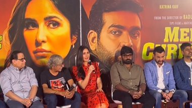 Merry Christmas Press Conference: Katrina Kaif Opens Up About Her First Meeting with Vijay Sethupathi (Watch Video)