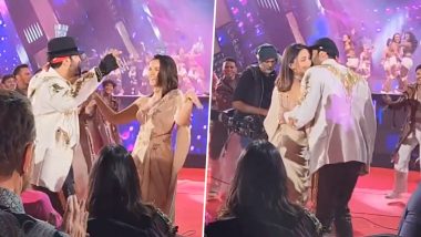 69th Filmfare Awards: Ranbir Kapoor KISSES Wifey Alia Bhatt As They Dance to Iconic ‘Jamal Kudu’ Track From Animal (Watch Video)