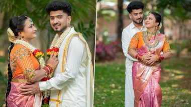 Sonu Patil Marries Beau Sanket in an Intimate Ceremony, Former Bigg Boss Kannada Contestant Shares Their Dreamy Wedding Pics on Insta!