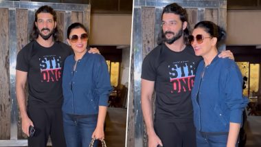 Sushmita Sen Is All Smiles as She Is Spotted With Ex-Boyfriend Rohman Shawl, Poses for Paps (Watch Video)