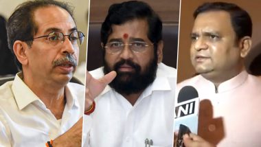 Shiv Sena vs Shiv Sena Case: Uddhav Thackeray, Maharashtra Speaker Rahul Narwekar Spar Ahead of Disqualification Pleas Verdict on January 10