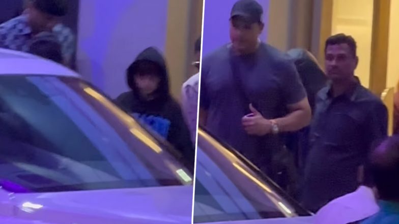 Shah Rukh Khan Returns to Mumbai With Wife Gauri and Son AbRam Following Their New Year Vacay (Watch Video)